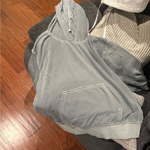 Zenana Outfitters Light Gray Hoodie